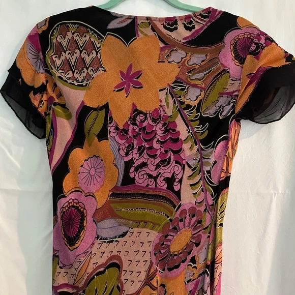 Lola P. Floral Maxi Dress - Picture 5 of 6